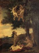 Nicolas Poussin Cupids and Genii oil on canvas